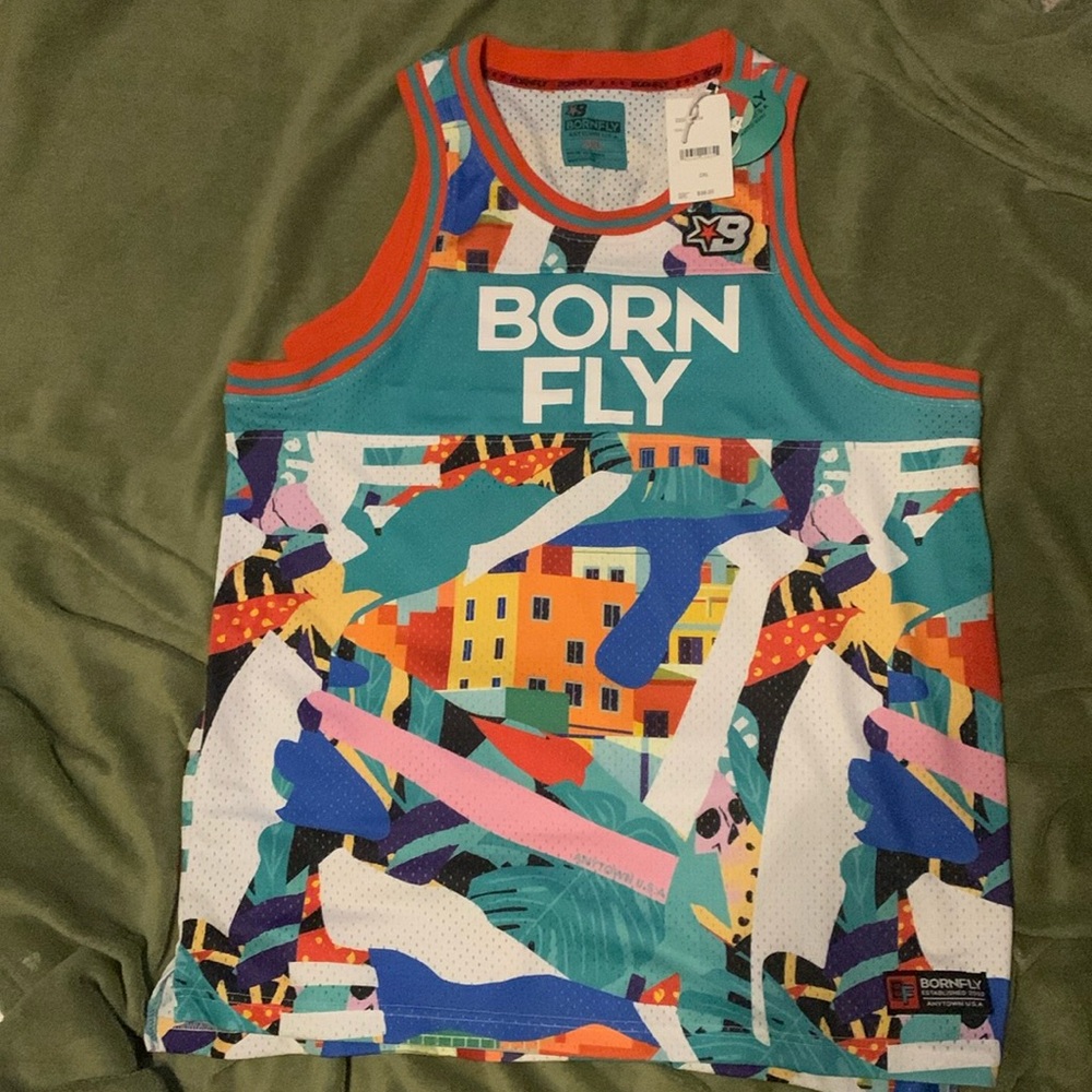 Jersey muscle shirt, 2xl, Bornfly